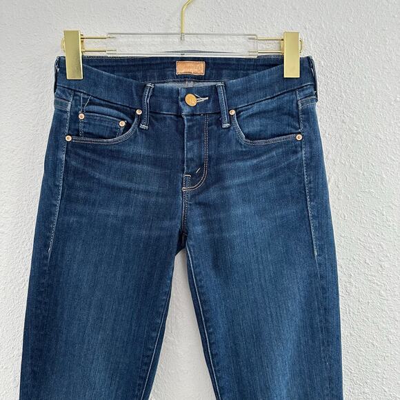 Mother Jeans The Looker in Smooth Moves Size 24 High Rise Denim Skinny Leg - Picture 3 of 9